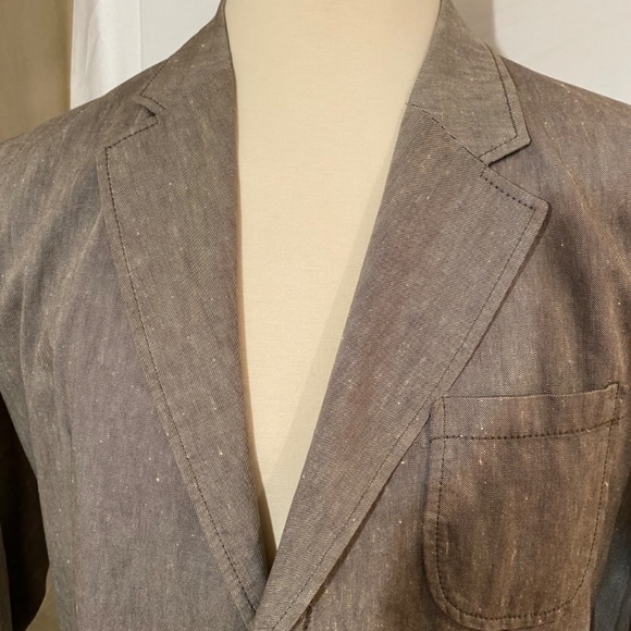 HUGO BOSS Men’s Linen Blend Blazer sz46 - Picture 3 of 11